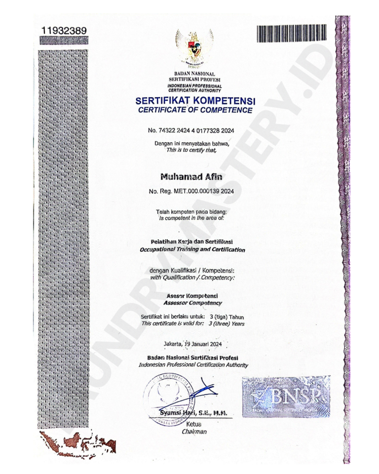 BNSPAssesorKompetensi